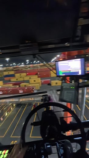 The Machine Operator on Instagram: "Are there any inward-facing cameras in the straddle carrier? @trucker_gang #ila #fyp #pov #straddlecarrier #bluecollar #ilwu #themachineoperator"
