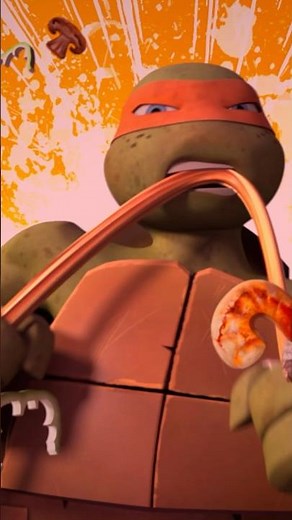 Mikey defeats Pizza Face by EATING him! 🍕 | Teenage Mutant Ninja Turtles