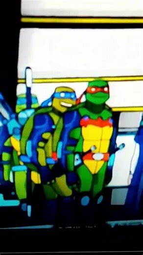 Leonardo and Michelangelo burps TMNT fast forward
