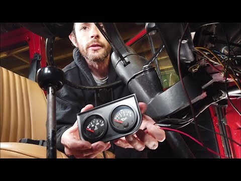 VW temperature and pressure gauge installation