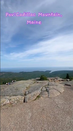 🌄 Cadillac Mountain: Standing Above the Clouds | Acadia National Park, Maine 🇺🇸