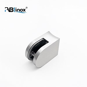 [Hot Item] Stainless Steel Glass Clip Glass Bracket Silver Glass Clip