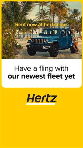 Drive your car crazy. Have a fling with our newest fleet yet. | Hertz