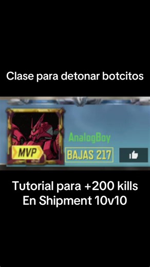 Tutorial para detonar botcitos en Shipment 10v10