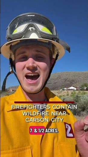 Firefighters Contain Wildfire Near Carson City