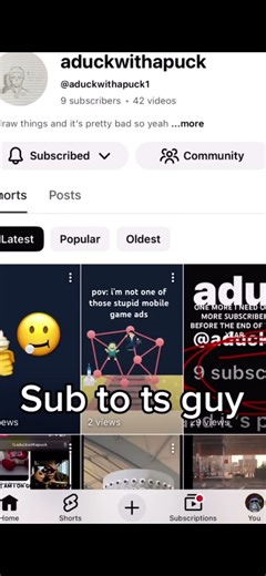 Sub to ts guy ‪@aduckwithapuck1‬