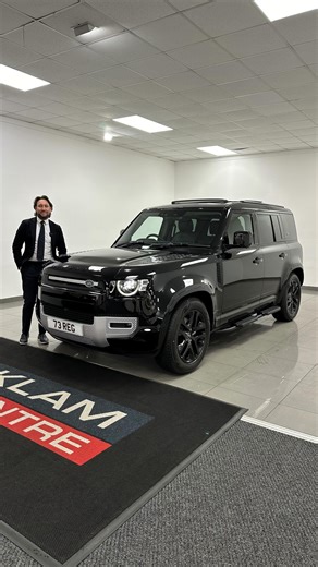73 Reg Land Rover Defender 110 3.0 D250 XS Edition Live Priced at £75,990 - Buy & Reserve Online The perfect balance between off-road capability and luxury SUV. An exceptionally styled example finished with in Santorini Black with 20” Gloss Black Alloys & Full Ebony Interior 🔥 ✔️Air Suspension ✔️Sliding Panoramic Sunroof ✔️Heated/Cooled Seats ✔️Centre Console Refrigerator Compartment ✔️Wireless Mobile Charging ✔️Meridian Sound System ✔️Heated Steering Wheel ✔️ClearSight Rear View Camera Mirror 