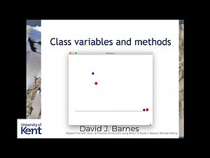 Chapter 6, video 3: Class (static) variables and methods, and final variables.