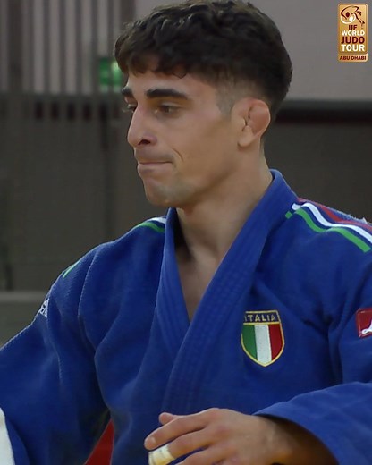First ever grand slam medal and it’s GOLD! 🇮🇹🥇 Follow the action at live.ijf.org #JudoAbuDhabi #Judo #AbuDhabi #UAE #Sport #Olympics #RoadToParis2024