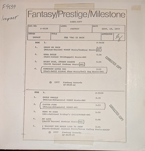 Impact - The Pac Is Back