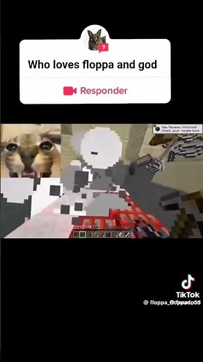 floppa playing Minecraft #floppa #minecraft #goesviral #fyp