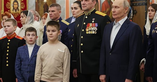 Noël orthodoxe : Poutine compare les soldats russes au rôle du Christ | Africanews