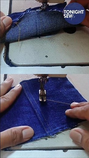 Two methods | Flat Felled Seam Sewing Tutorial #sewing