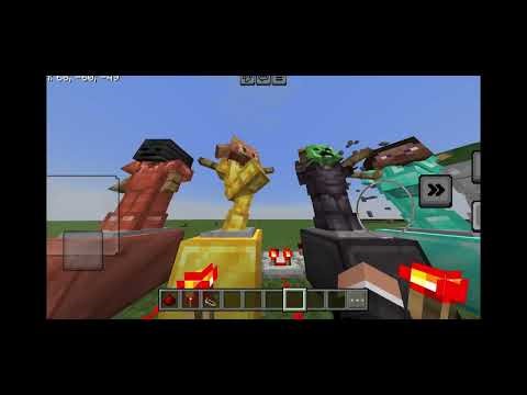 Cool red stone build for Java and bedrock