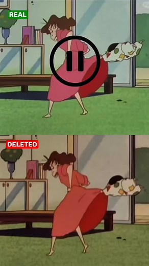 Shinchan Deleted vs real seen 🤣😓 #shinchanjapanese #shinchandeletedscene #shinchanfun #reelitfeelit #viral #explore #reels #reelsinstagram #shinchan | Animerise
