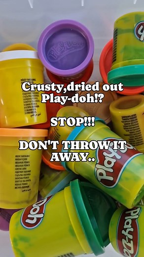💡DRIED OUT PLAY-DOH HACK💡 DO you have a box full of semi hard, crusty or dried out Play-Doh fit for the bin? HOLD UP! Don't chuck it out just yet. You can love it again! Here's an incredibly useful life hack to save you a small fortune on Play-Doh supplies and bring your disheveled balls of doh back from the brink. Incredibly simple but works a treat 💪🏼 Spread the word 😂 These kinds of discoveries change lives 🙌🏻 Creator: IG: lifewithtinyhumans TT: lifewithtinyhumans | Motherly