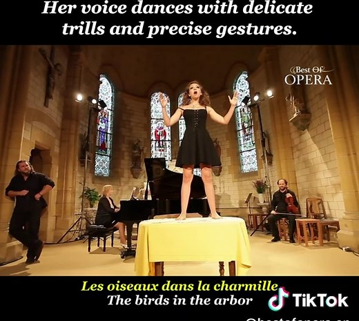 Patricia Janečková Performs 'Les oiseaux dans la charmille'