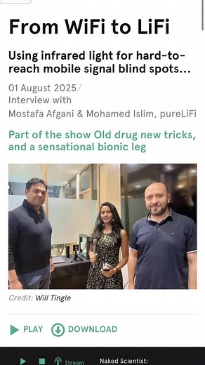 40 reactions | It’s not WiFi. It’s LiFi. ☀️ During my internship at...