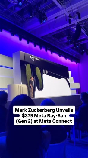 90K views · 589 reactions | The two year old Meta Ray-Bans just got some much-needed improvements, and AI features like additional live translation languages and conversation focus are coming soon. They’re available immediately for $379, which is $80 more than the originals, but they promise twice the battery life and improved images from the built-in camera. #metaraybans #smartglasses #markzuckerberg #metaconnect #metaraybansgen2 | CNET | Facebook