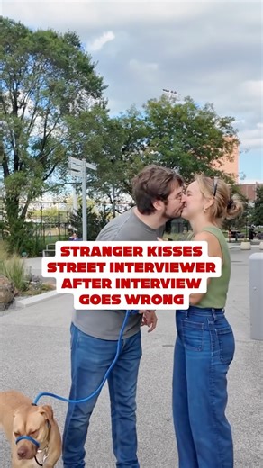 Audrey Kurtz on Instagram: "I meet the weirdest people doing these street interviews… At least he was cute 👀 . . . . . . . . . . . . #funny #streetinterview #gonewrong #newyork"