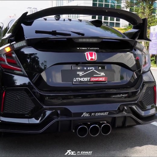 Enhanced Honda Civic Type R Sound with Fi Valvetronic Catback and Catless Downpipes
