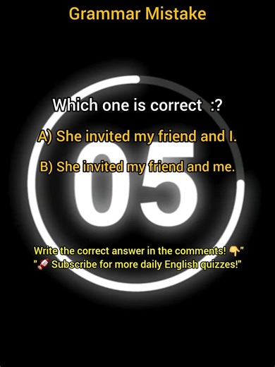 ​?I or Me? Which one is correct 🤔