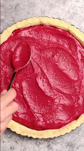 Cranberry Curd Tart 🥧 A Holiday Showstopper!