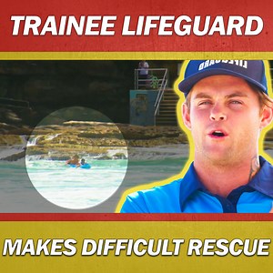 154K views · 2.6K reactions | Trainee Lifeguard Rescue In Dangerous Conditions | Real Life Rescue | Facebook