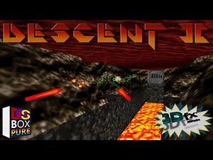 Descent 2 (1996) 3DFX gameplay - DOSBox Pure (RetroArch) - Playing good MS-DOS games 13