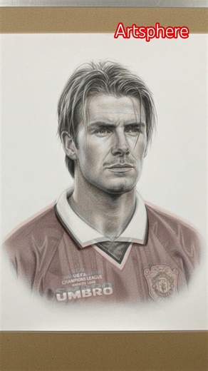 How to Draw David Beckham⚽️🏆 #drawing #howtodraw #art #davidbeckham