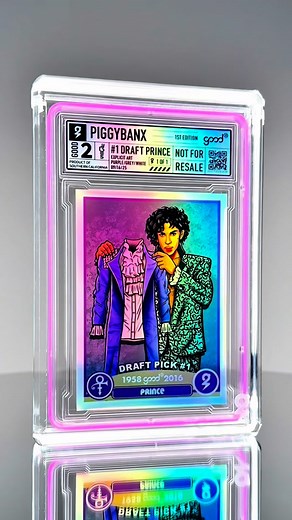 PiggyBanx on Instagram: "“#1 Draft Prince” ☂️ The set no one expected to come back! The last design we released in this set was Mac Miller back in February 2024. The #1 draft pick set is alive and well. Submission window is open for the next hour! Link on story and in bio."