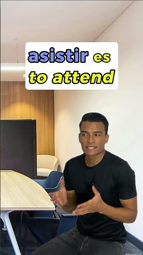 🚨 “Asistir” ≠ “Assist” in Spanish! Another False Friend #shorts #learnspanish #falsefriends #english