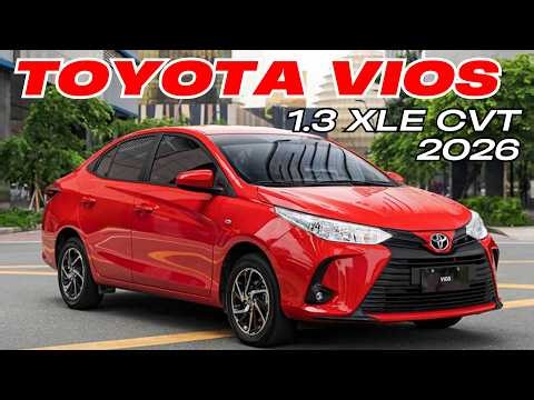Toyota Vios 1.3 XLE CVT 2026 || Price ₱908,000 || Full Review