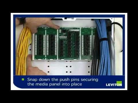 How To Install A Structured Media Panel | Leviton