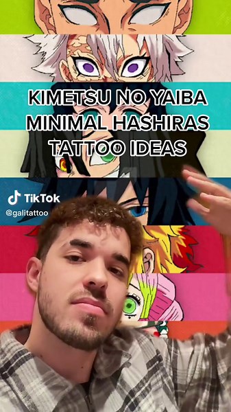 Anime Tattoo Ideas: Kimetsu no Yaiba Hashiras
