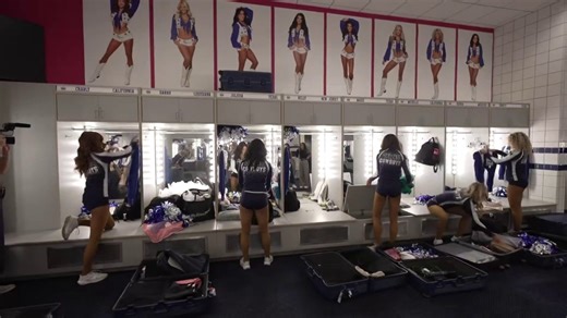 See How Dallas Cowboys Cheerleaders Prepare For Game Day