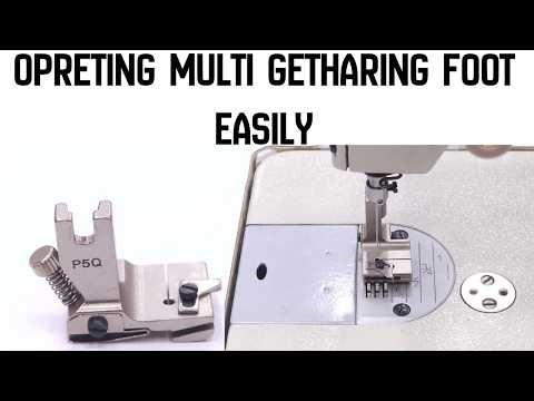 How to Use Multi-Gathering Foot | Sewing Machine Tutorial 🧵✨