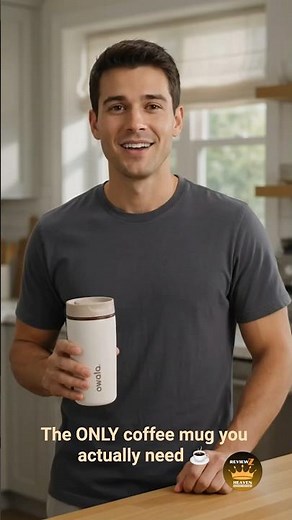 The BEST Spill-Proof Coffee Tumbler? Owala SmoothSip Review! ☕️ #amazonfinds #shorts #coffeetumbler