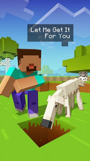 What a good boy 🐶#minecraft #fyp #animation