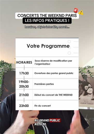 Concert de The Weeknd au stade de France : infos pratiques ! 🚨 @Stade de France #theweeknd #theweekndconcert #hurryuptomorrow #concerts #stadedefrance