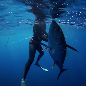 These Fisherman Hunt Underwater for Giant Fish! | Ryan Myers