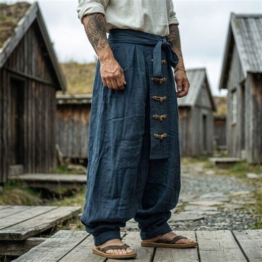 Viking Harem Pants for Men, Sca Costume, Medieval Viking Pants, Renaissance Baggy Trousers, Norse Cosplay Clothing, LARP Costume Pants - Etsy UK
