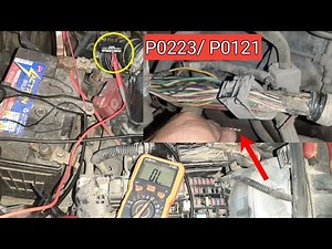 P0223/ P0121 Toyota: Throttle / Pedal Position Sensor / Switch 'A' Circuit Range/Performance