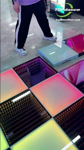 TOP DANCE LED Dance Floor: Hypnotic Pixel Flow ASMR ✨ #VisualASMR #TOPDANCE #LEDDanceFloor