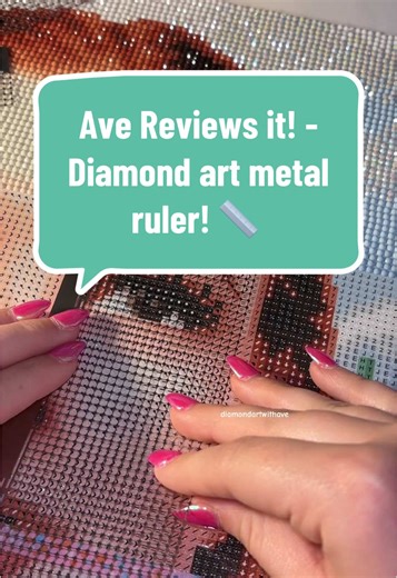 Ave's Diamond Art Metal Ruler Review