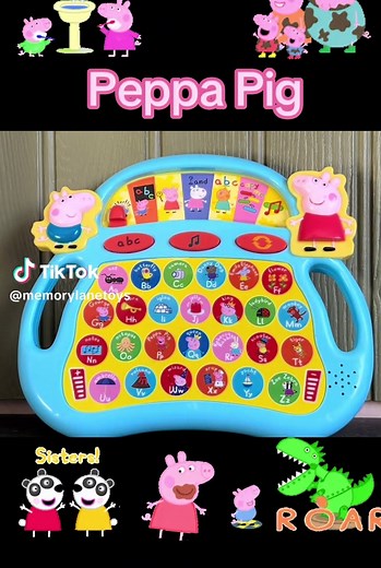 Peppa Pig Alphabet Toy: Buttons Make Sounds!