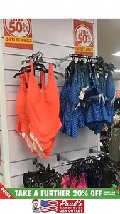 ALL Summer Clothing and Accessories are now 50% off Pauls Outlet price Bonus Deal - Starting this Friday 14th – Take a Further 20% off on top of that All the Big Brands Included - Calvin Klein, Rachel Roy, Free People, Tommy Hilfiger, Guess, Levis, Perry Ellis, Ralph Lauren and more Ladies, Men’s and Kids Clothing, Manchester, Handbags, Ties, Belts, Novelty Christmas Clothing and Accessories All an Extra 20% off $30 Retail items, Now $6 $40 Retail items, Now $8 $60 Retail items, Now $12 $120 Ret