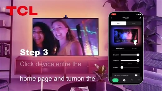 Watch TCL TV LED Light that Sync with TV or Music on Amazon Live