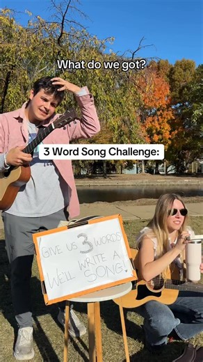 This might be my favorite 3-word song challenge to date. We turned “feathers, rings, and popcorn” into a movie theatre love story 🥹🫶 These impromptu song challenges with strangers in the park are one of my favorite things to do, and always a joy with the one and only @MiloLangmore 🥳 #songwriting #songchallenge #randomwords #lovestory #onthespot | Piper Madison