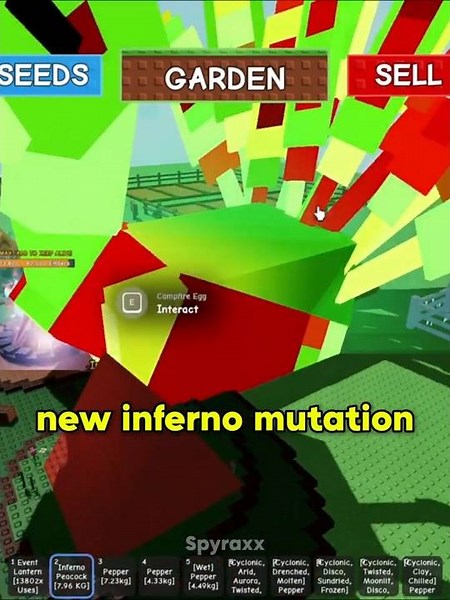 New inferno mutation is too BROKEN #roblox #growgagarden